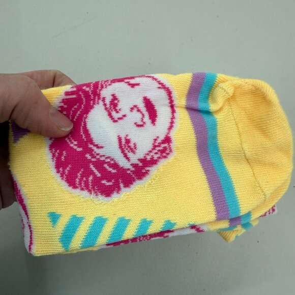 Golden Girls Yellow Crew Socks 1 Pair Womens OS - Picture 3 of 4